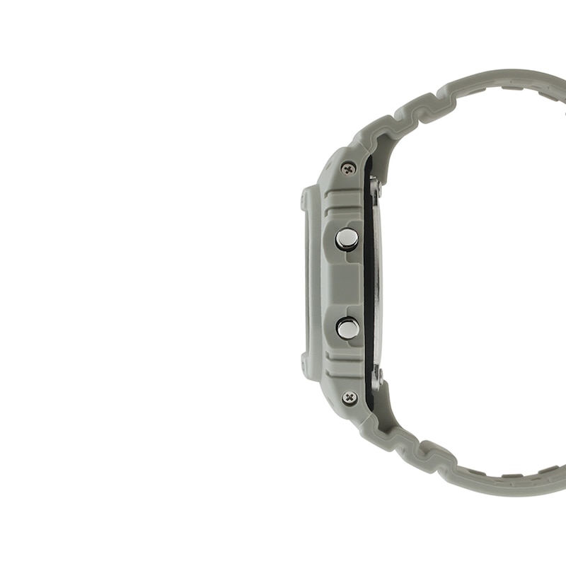 Main Image 2 of Men's Casio G-Shock Classic Grey Resin Strap Watch with Octagonal Grey Camouflage Dial (Model: DW5600CA-8)