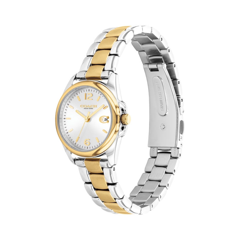 Main Image 2 of Ladies' Coach Greyson Two-Tone Watch with Silver-Tone Dial (Model: 14503909)