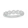 Thumbnail Image 1 of 1/2 CT. T.W. Multi-Diamond Seven Stone Anniversary Band in 14K White Gold