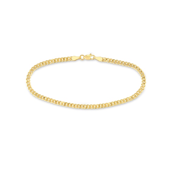 3.1mm Cuban Curb Chain Bracelet in Solid 14K Gold â 7.5"