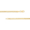 Thumbnail Image 2 of 3.1mm Cuban Curb Chain Bracelet in Solid 14K Gold – 7.5"