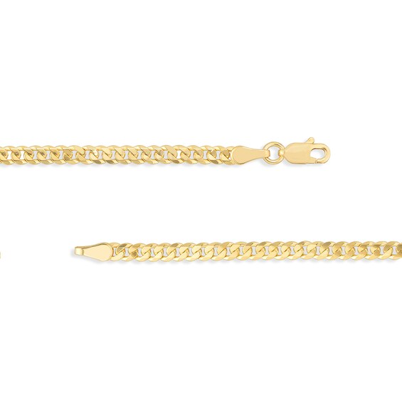 3.1mm Cuban Curb Chain Bracelet in Solid 14K Gold â 7.5"