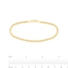 Thumbnail Image 2 of 3.1mm Cuban Curb Chain Bracelet in Solid 14K Gold – 7.5"