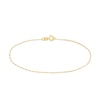 Thumbnail Image 1 of 0.88mm Elongated Box Chain Bracelet in Solid 14K Gold – 7.25"
