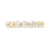 Thumbnail Image 4 of 1 CT. T.W. Diamond Seven Stone Anniversary Band in 14K Gold