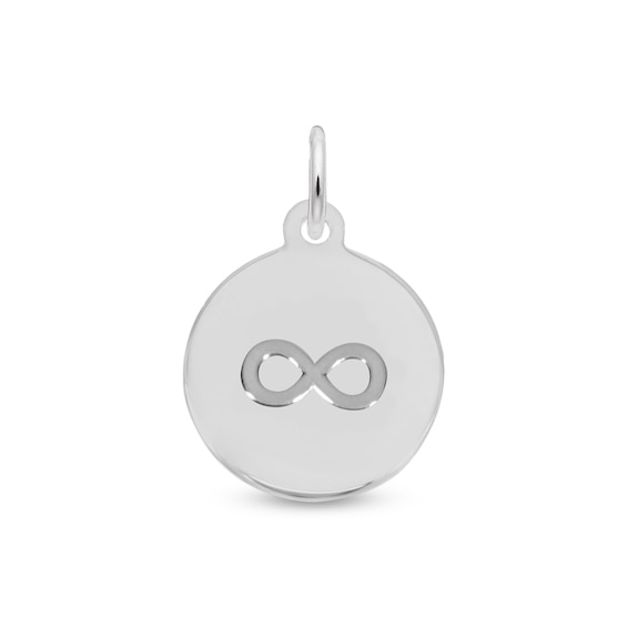Rembrandt CharmsÂ® Infinity Loop Symbol Disc in Sterling Silver