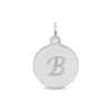Thumbnail Image 1 of Rembrandt Charms® Letter "B" Disc in Sterling Silver