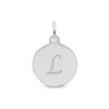 Thumbnail Image 1 of Rembrandt Charms® Letter "L" Disc in Sterling Silver