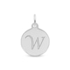 Thumbnail Image 1 of Rembrandt Charms® Letter "W" Disc in Sterling Silver