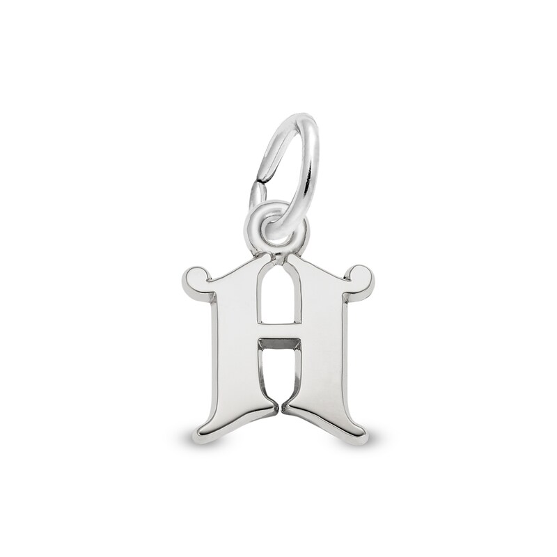 Main Image 1 of Rembrandt Charms® Letter "H" in Sterling Silver