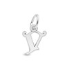 Thumbnail Image 1 of Rembrandt Charms® Letter "V" in Sterling Silver