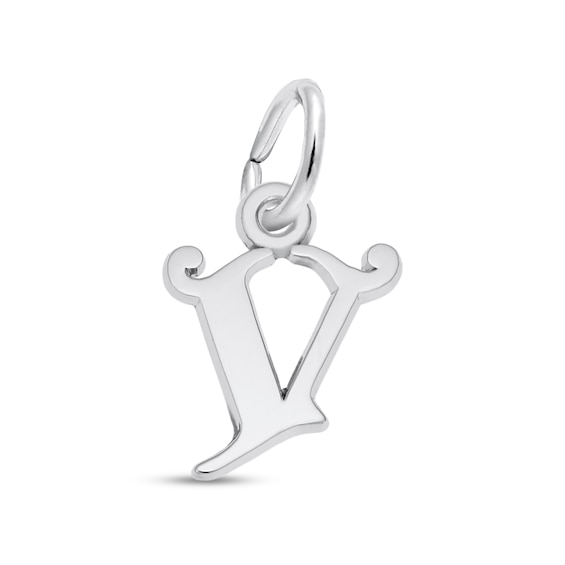 Rembrandt Charms® Letter "V" in Sterling Silver