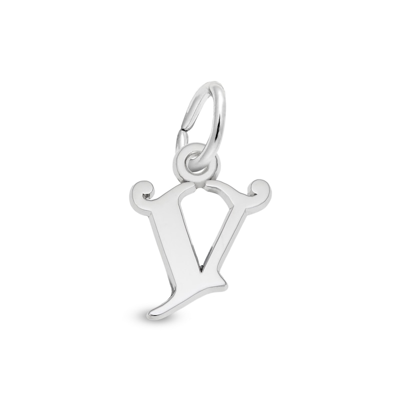 Main Image 1 of Rembrandt Charms® Letter "V" in Sterling Silver