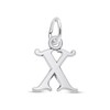 Thumbnail Image 1 of Rembrandt Charms® Letter "X" in Sterling Silver