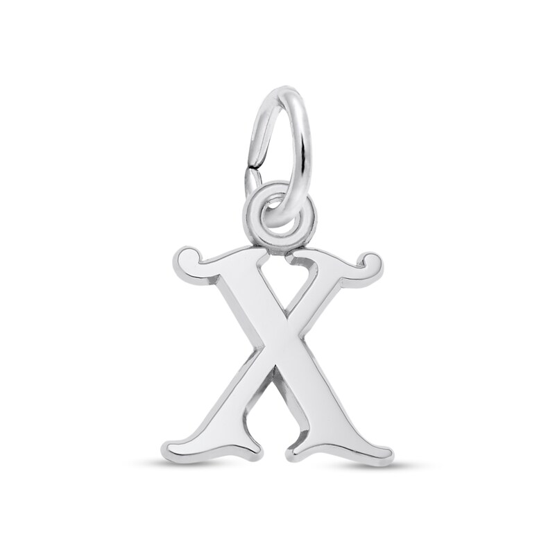 Main Image 1 of Rembrandt Charms® Letter "X" in Sterling Silver