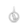 Thumbnail Image 0 of Rembrandt Charms® Praying Hands Open Circle in Sterling Silver