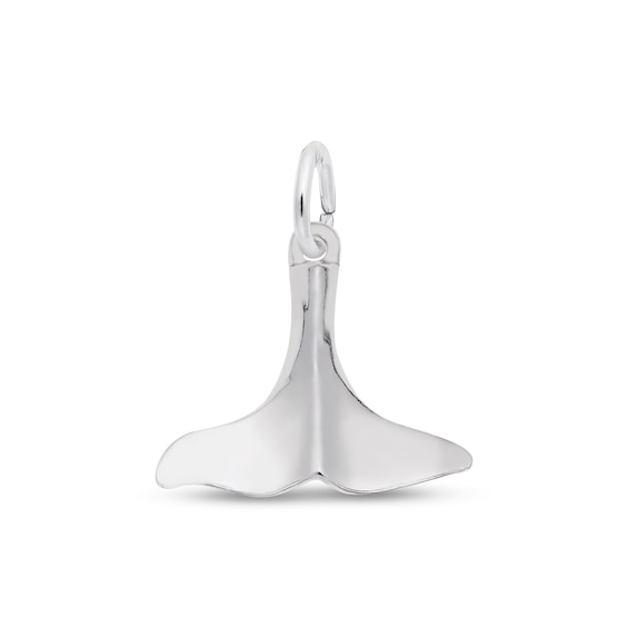 Rembrandt CharmsÂ® Whale Fin in Sterling Silver