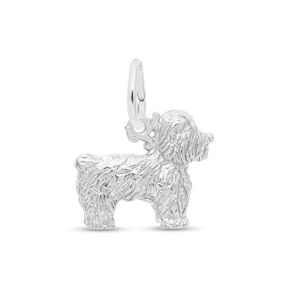 Rembrandt CharmsÂ® Bichon Frise Dog in Sterling Silver