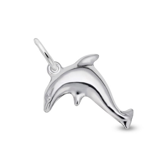 Rembrandt CharmsÂ® Leaping Dolphin in Sterling Silver