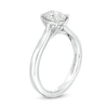 Thumbnail Image 3 of Celebration Infinite™ 1 CT. Certified Oval Diamond Solitaire Engagement Ring in 14K White Gold (I/SI2)