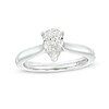 Thumbnail Image 1 of Celebration Infinte™ 1 CT. Certified Pear-Shaped Diamond Solitaire Engagement Ring in 14K White Gold (I/SI2)