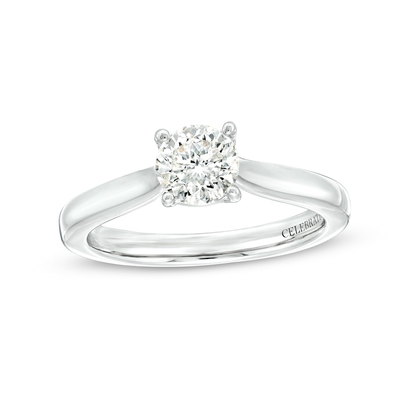 Celebration Infinite™ 1 CT. Certified Diamond Solitaire Engagement Ring in 14K White Gold (I/SI2)