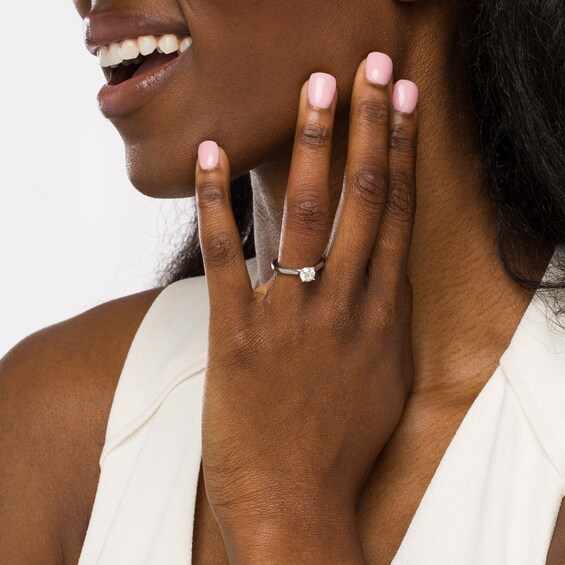 Celebration Infiniteâ¢ 1 CT. Certified Diamond Solitaire Engagement Ring in 14K White Gold (I/Si2)