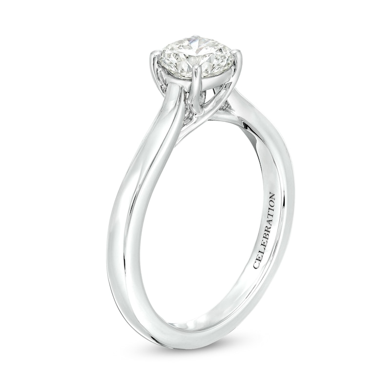 Celebration Infinite™ 1 CT. Certified Diamond Solitaire Engagement Ring in 14K White Gold (I/SI2)