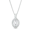 Thumbnail Image 0 of 1/5 CT. T.W. Marquise Diamond Open Frame Pendant in 10K White Gold