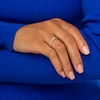 Thumbnail Image 2 of 1/6 CT. T.W. Diamond Trio Stackable Band in 10K White Gold