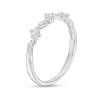 Thumbnail Image 3 of 1/5 CT. T.W. Diamond Swirl Stackable Band in 10K White Gold