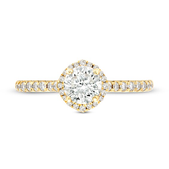 Celebration Infiniteâ¢ 1 CT. T.w. Certified Diamond Frame Engagement Ring in 14K Gold (I/Si2)