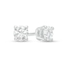 Thumbnail Image 1 of 1/3 CT. T.W. Certified Lab-Grown Diamond Solitaire Stud Earrings in 10K White Gold (I/SI2)