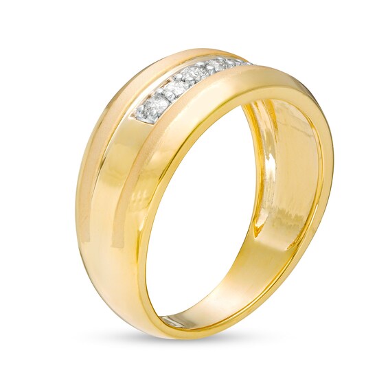 1/3 CT. T.w. Diamond Seven Stone Wedding Band in 10K Gold