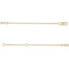 Thumbnail Image 2 of 1/5 CT. T.W. Diamond Alternating Link Bracelet in 10K Gold – 7.5"