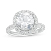 Thumbnail Image 0 of 4 CT. T.W. Certified Lab-Created Diamond Frame Engagement Ring in 14K White Gold (F/VS2)