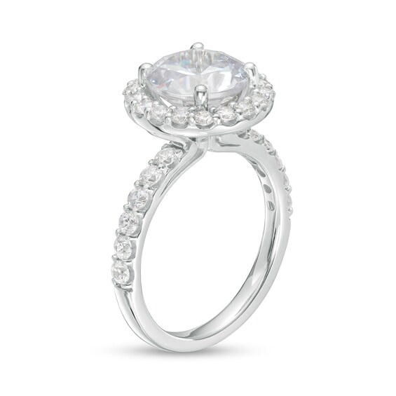 4 CT. T.w. Certified Lab-Grown Diamond Frame Engagement Ring in 14K White Gold (F/Vs2)