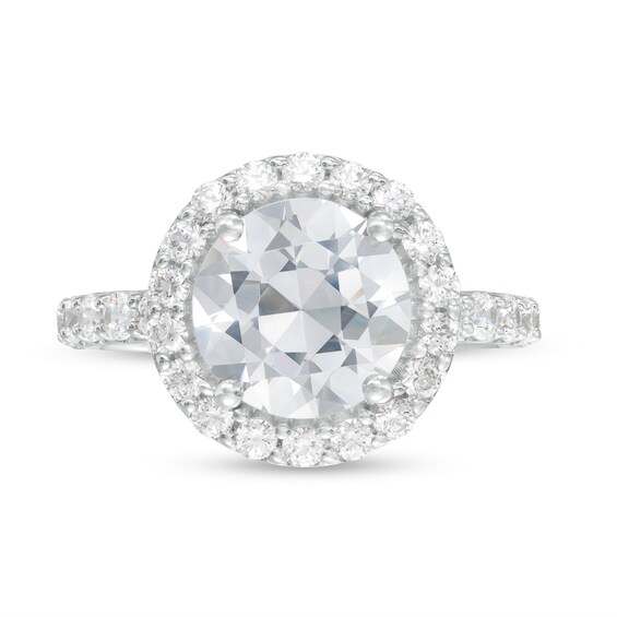 4 CT. T.w. Certified Lab-Grown Diamond Frame Engagement Ring in 14K White Gold (F/Vs2)