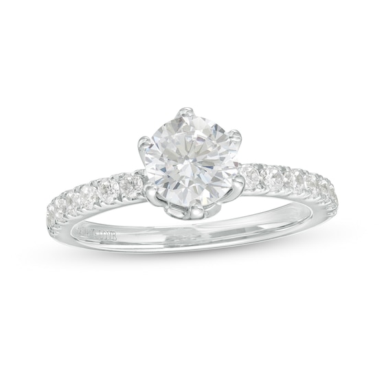Vera Wang Love Collection 1-1/4 CT. T.w. Diamond Engagement Ring in 14K White Gold