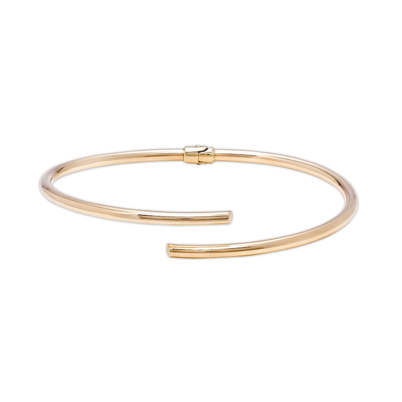 Main Image 1 of 3.0mm Split Bypass Bangle in 10K Gold