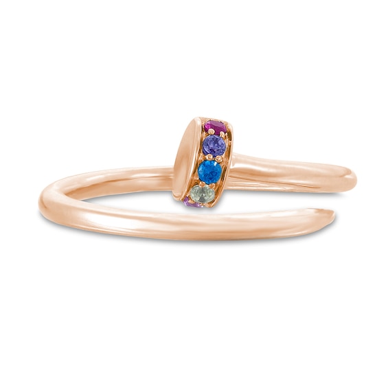 Gemstone Nail Wrap Ring (3-5 Stones)