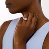 Thumbnail Image 2 of 1/2 CT. T.W. Baguette Diamond Contour Triple Row Anniversary Band in 10K White Gold
