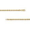Thumbnail Image 4 of 3.1mm Glitter Rope Chain Necklace in Hollow 14K Gold - 20"