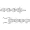 Thumbnail Image 2 of 4 CT. T.W. Cushion-Shaped Multi-Diamond Frame Line Bracelet in 10K White Gold - 7.25"