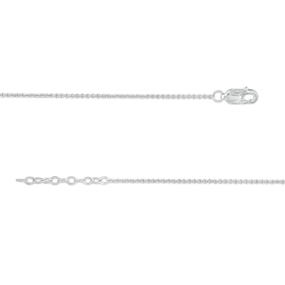 1/20 CT. T.w. Diamond Leaf Branch Anklet in Sterling Silver â 10"