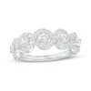 Thumbnail Image 1 of 1 CT. T.W. Diamond Five Stone Twist Ring in 10K White Gold