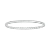 Thumbnail Image 0 of 1 CT. T.W. Certified Lab-Created Diamond Line Bangle in 14K White Gold (F/SI2) – 7.25"