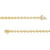 Thumbnail Image 2 of 1/2 CT. T.W. Cushion-Shaped Multi-Diamond Tilted Frame Line Bracelet in 10K Gold