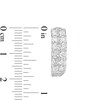 Thumbnail Image 3 of 2 CT. T.W. Certified Lab-Grown Diamond Double Row Hoop Earrings in 14K White Gold (F/SI2)