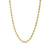 Thumbnail Image 1 of 3.1mm Glitter Rope Chain Necklace in Hollow 14K Gold - 24"